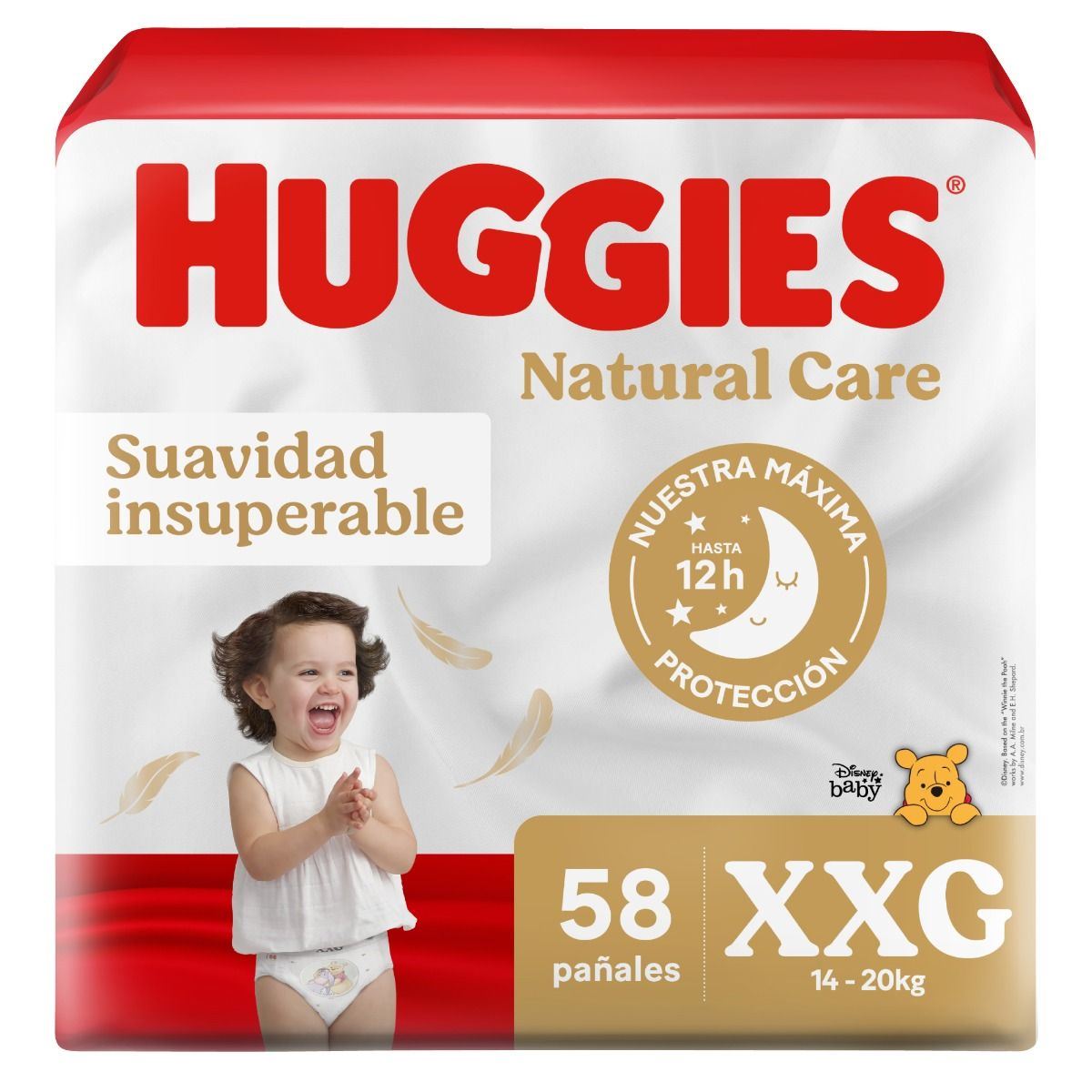 HUGGIES NAT.CARE  XXG X 58BIGP